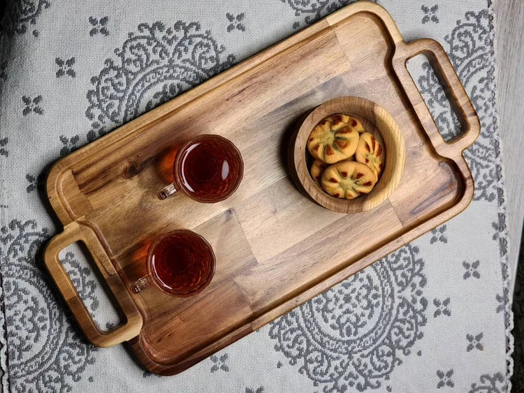 سینی دسته دار اقاقیا