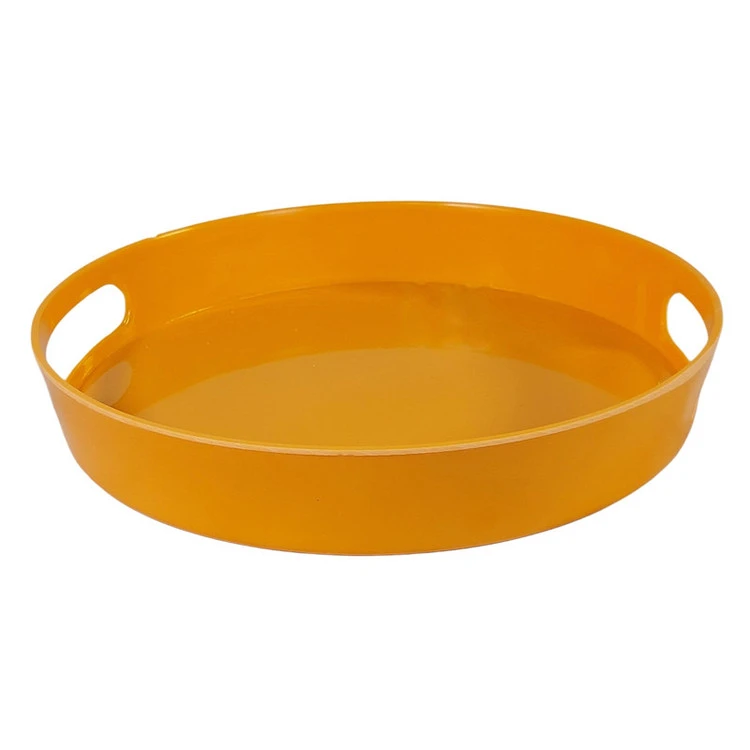 سینی دسته دار ملامین کد 918 سایز 34×34 سانتی متر