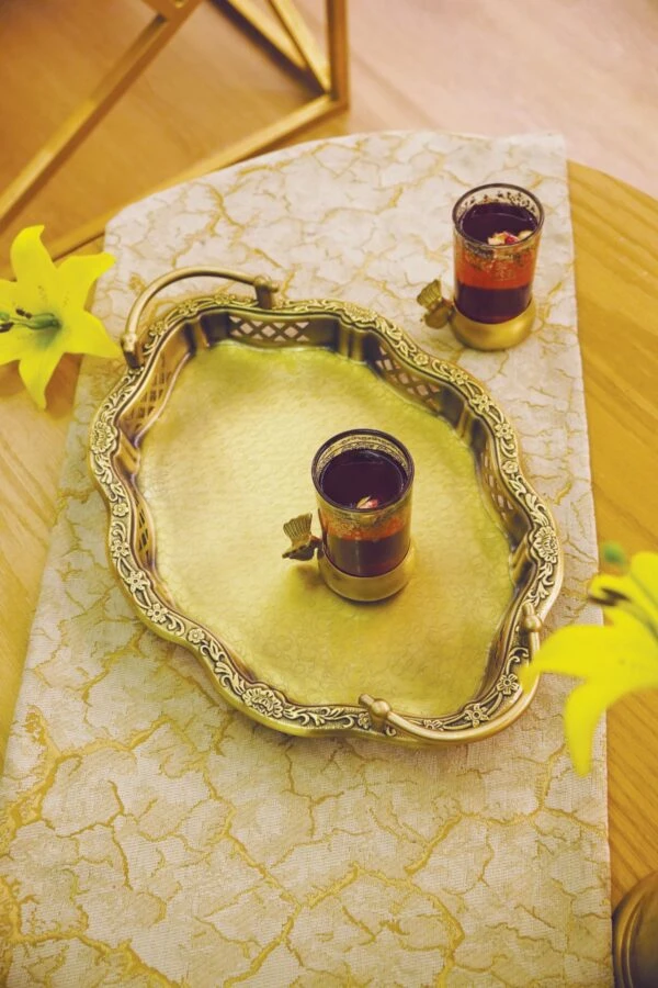 سینی لبه دار سایز متوسط مدل خاص 6022BT