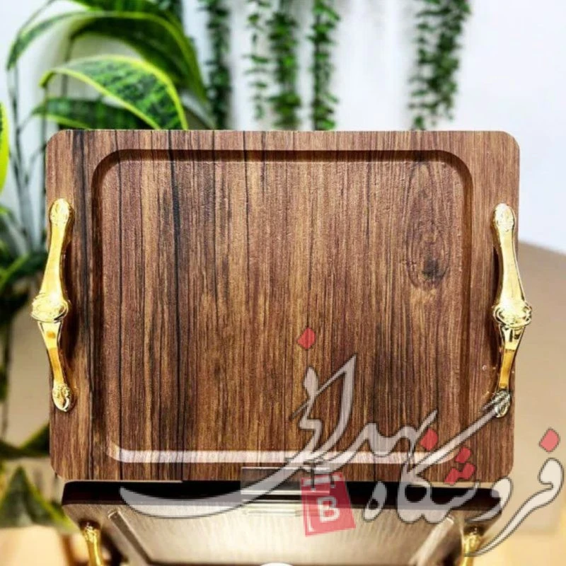 سینی مستطیل چوبی فانتزی