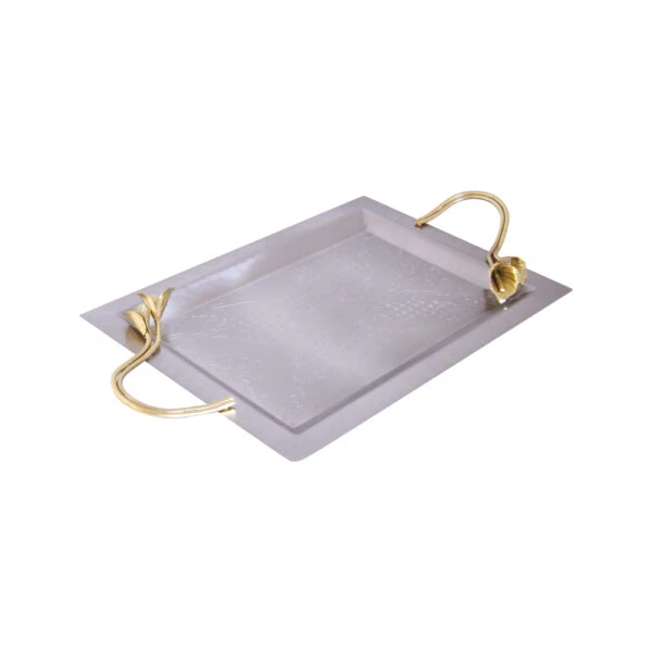 سینی پذیرایی ارکیده دو تیکه کد 6097-22-L