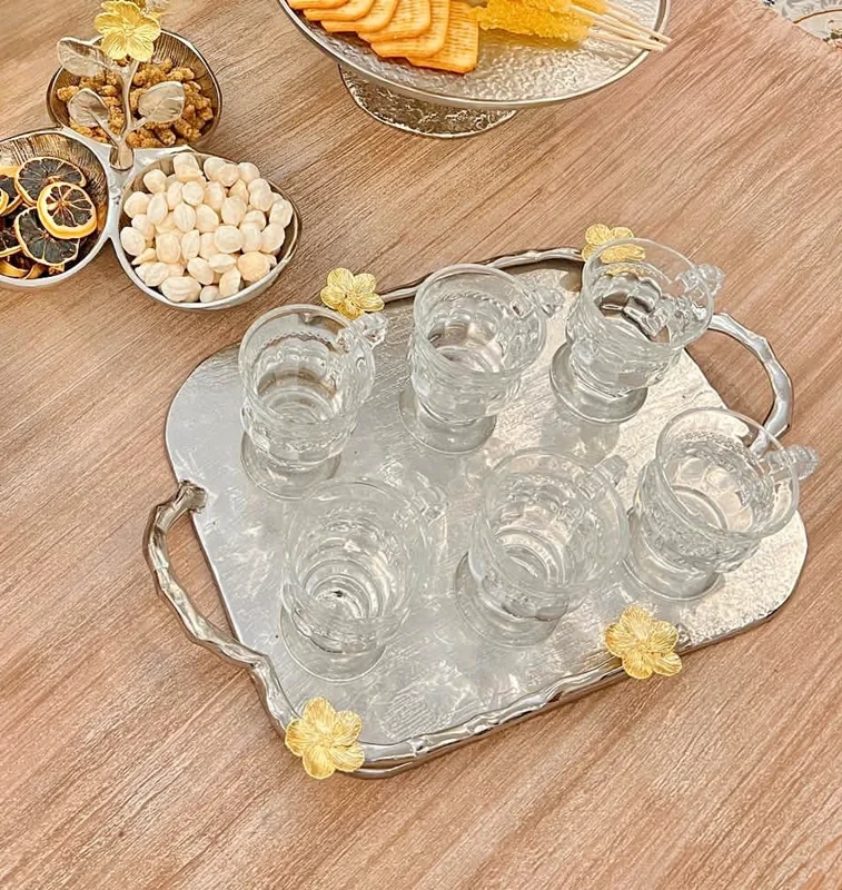 سینی چای شقایق