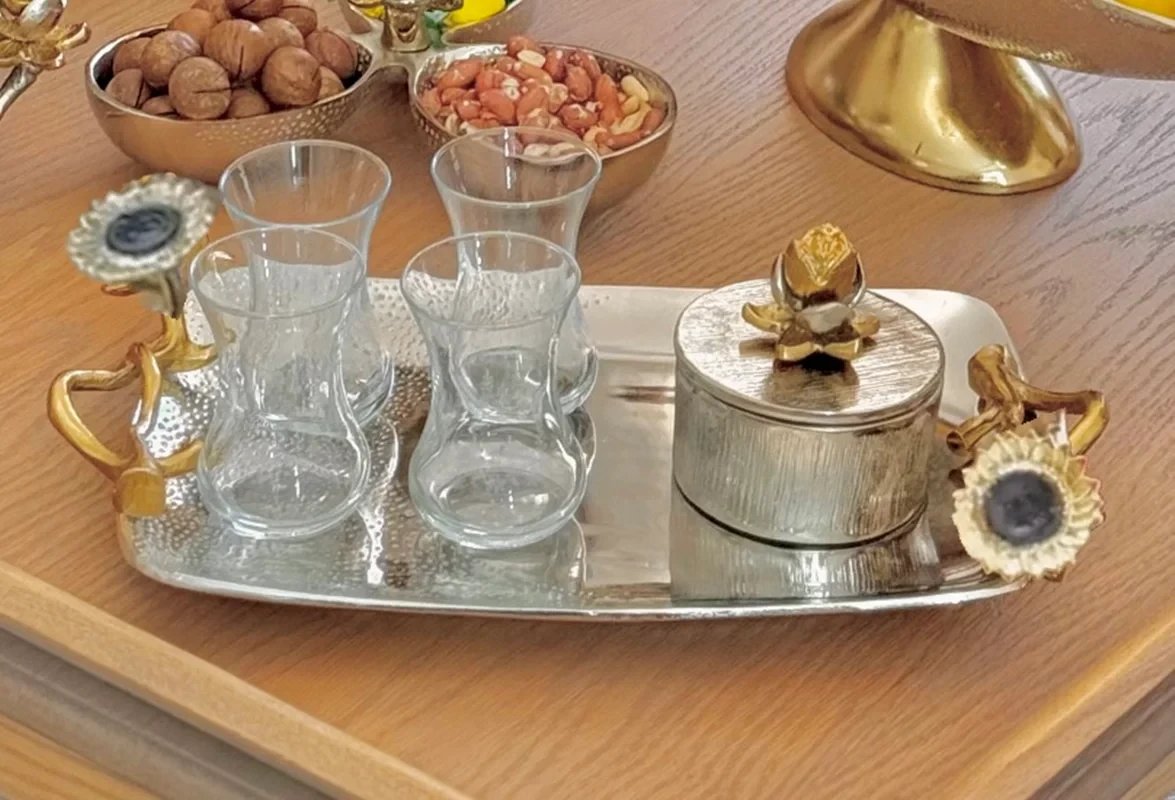 سینی چایخوری افتابگردان