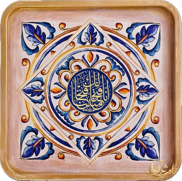 سینی چوبی دکوراتیو مدل ۱۰۱