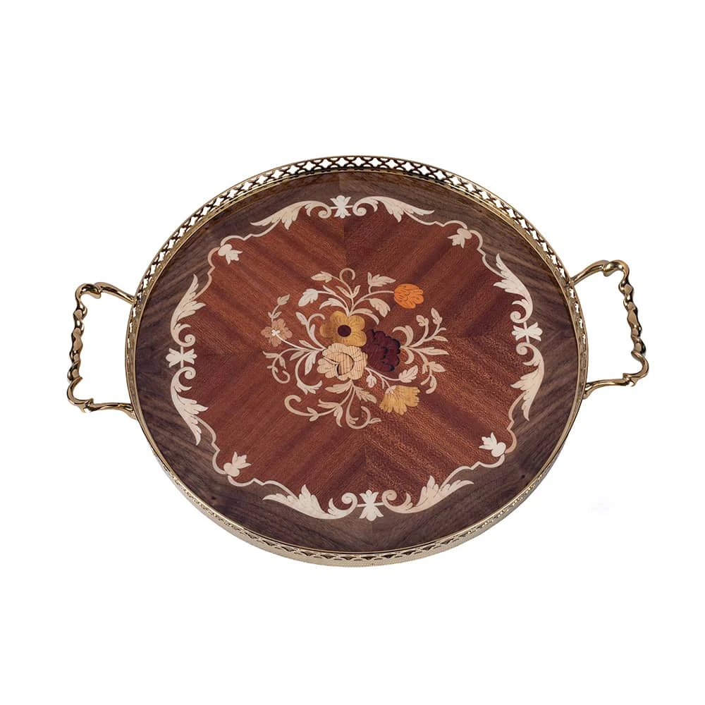 سینی چوبی معرق کد CO32