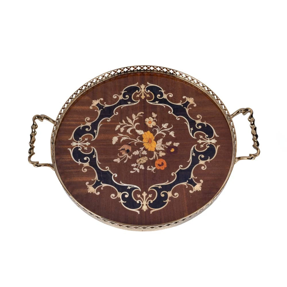 سینی چوبی معرق کد CW34