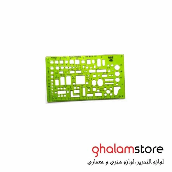 شابلون مبلمان تیبل مقیاس 1:100
