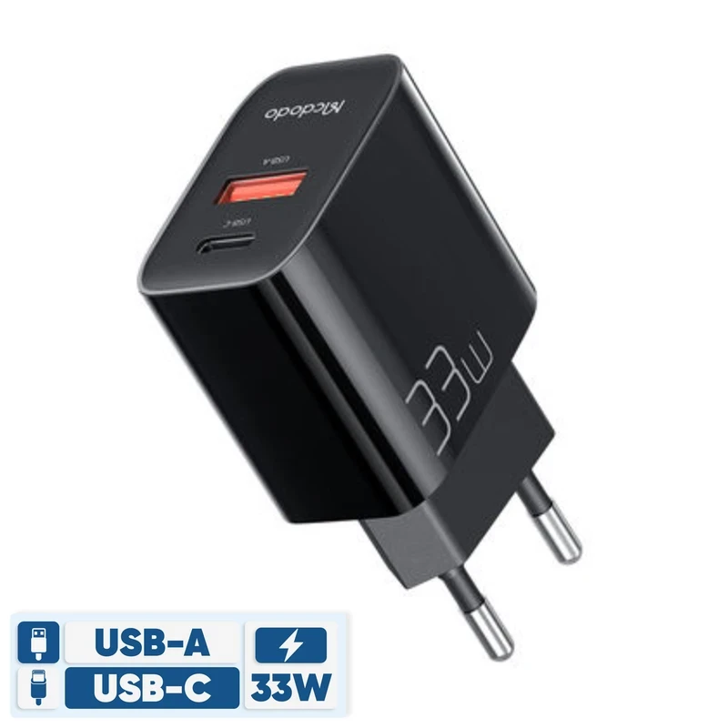 شارژ دیواری 33 وات PD برند MCDODO مدل CH‑0921