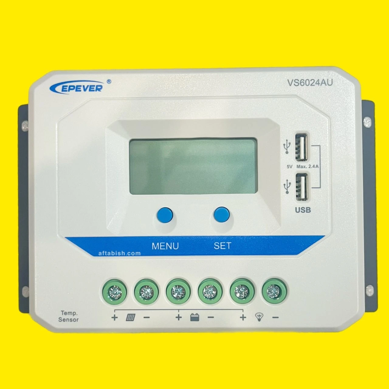 شارژ کنترلر 60A و 24V مدل VS6024AU سری PWM برند EPEVER