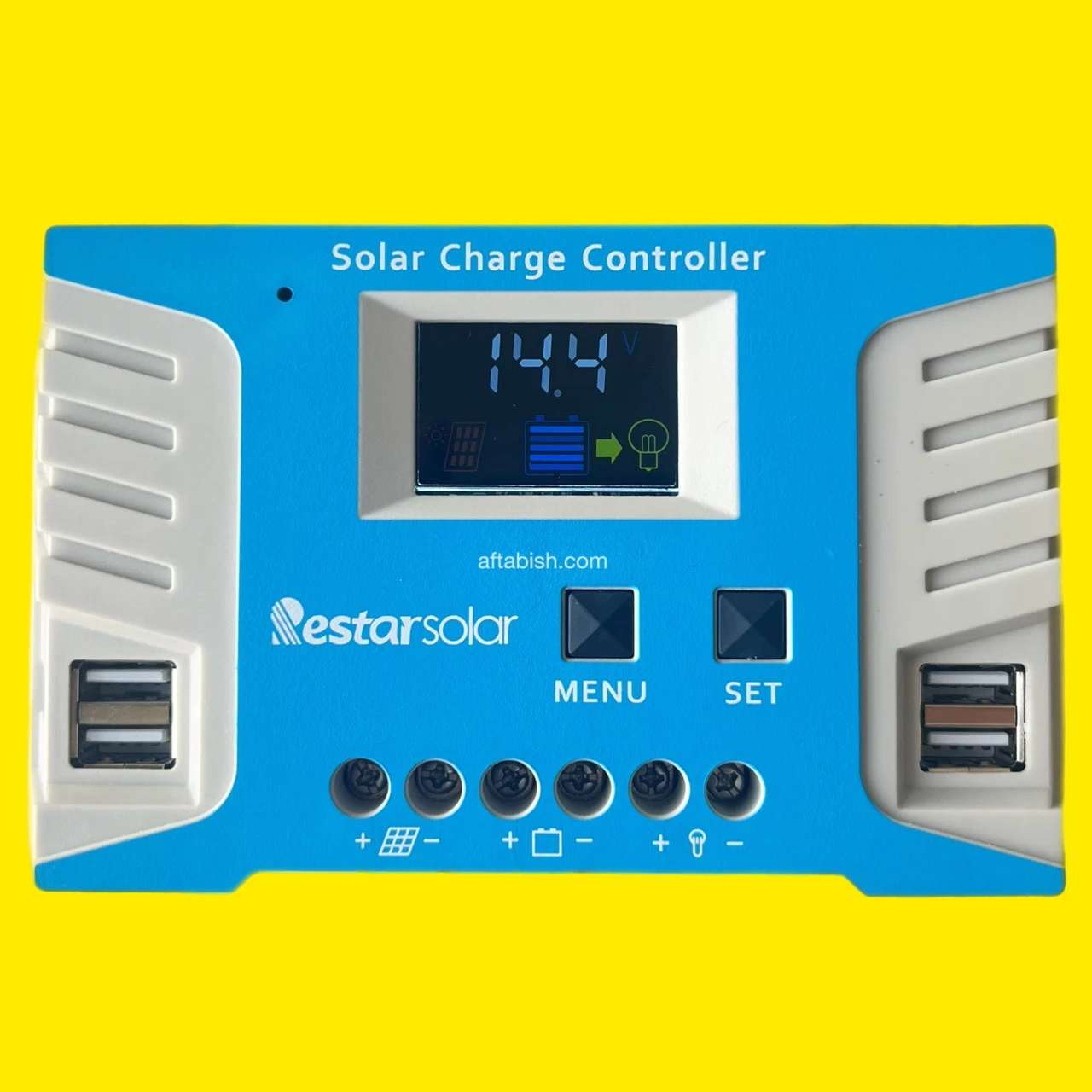 شارژ کنترلر ۲۰ آمپر ۱۲/۲۴ ولت سری PWM برند Restar solar