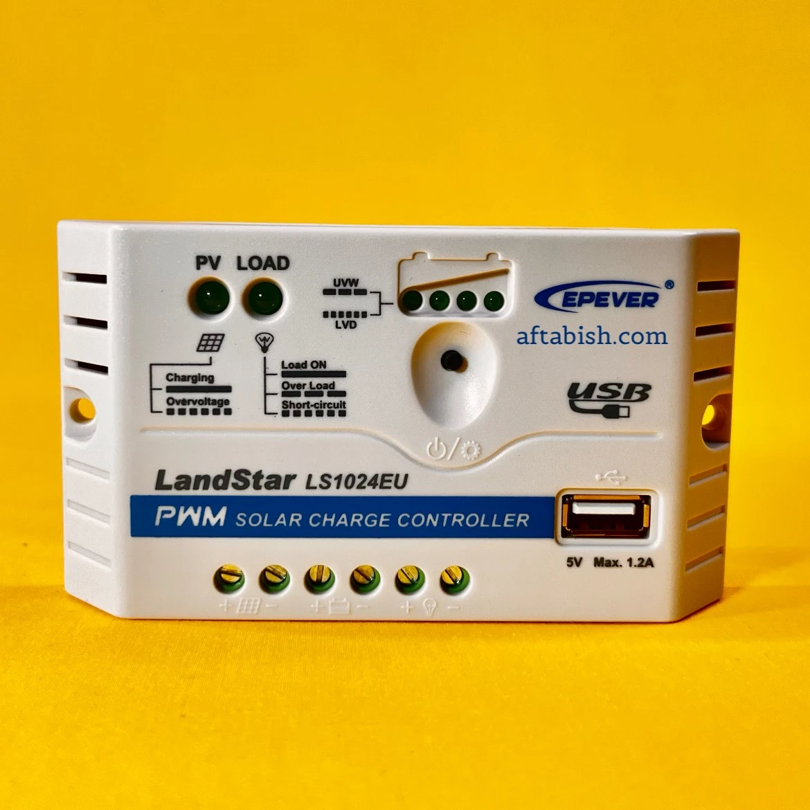 شارژ کنترلر ۵ آمپر و ۱۲ ولت سری PWM مدل LS0512EU برند EPEVER