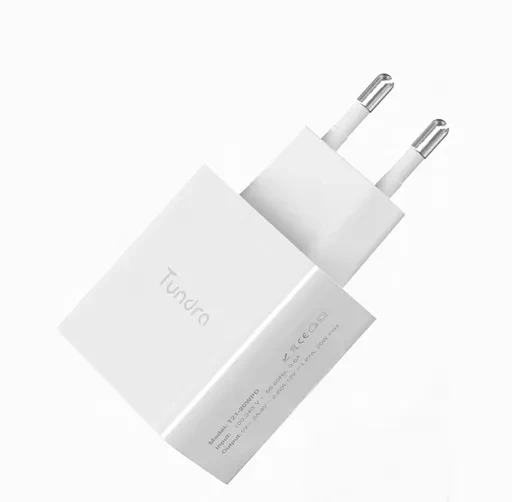 شارژر 20W دو پورت تاندرا مدل Tundra T20-20WPD با گارانتی 12ماهه شرکتی هادرون