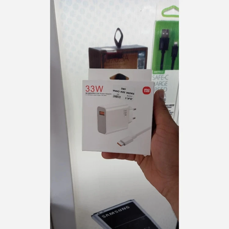 شارژر 33 واتی اورجینال با کابل 3 آمپر توربو شارژ