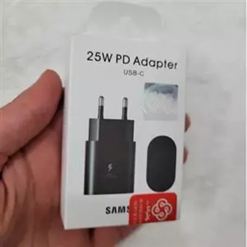 شارژر آداپتور 25 وات سامسونگ با EP TA800NBEGEU