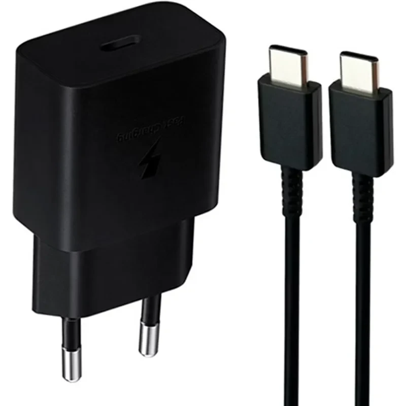 شارژر اصلی سامسونگ 15 وات samsung دو پین با کابل اصل ویتنام ۱۰۰٪