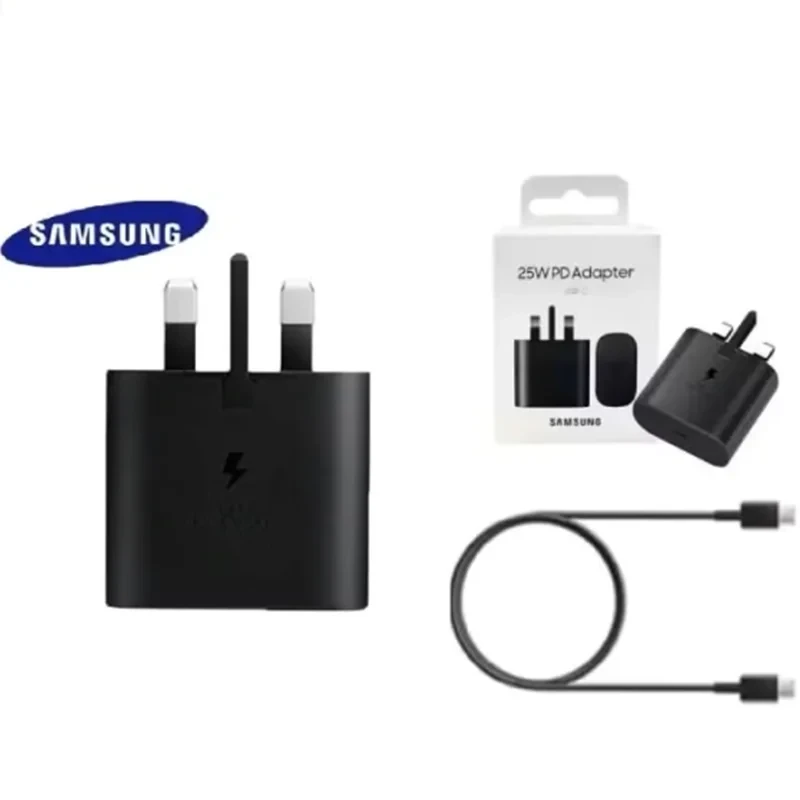 شارژر اصلی سامسونگ samsung A34 آداپتور به همراه کابل ویتنام ۱۰۰٪