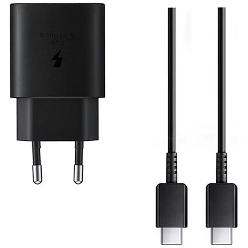 شارژر اصلی سامسونگ samsung A34 ویتنام پک اصلی همراه با کابل ۱۰۰٪