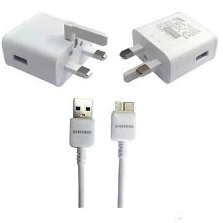 شارژر اصلی سامسونگ نوت 3 همراه با کابل USB3