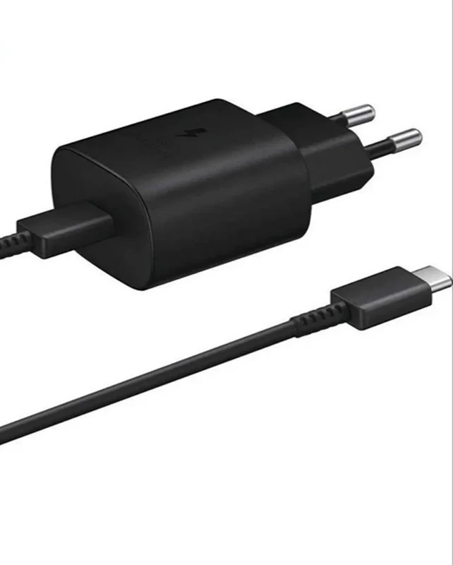 شارژر اصلی گلکسی اس 24 اولترا سامسونگ Galaxy S24 Ultra همراه با کابل و گارانتی