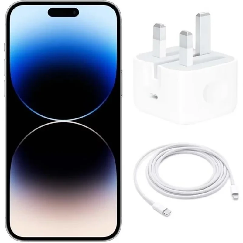 شارژر اپل آیفون ۱۴ پرو مکس ۲۰ وات با پورت USB Type C همراه گارانتی و مهلت تست