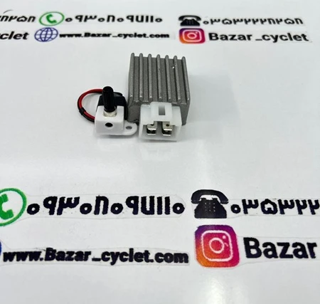 شارژر باطری موتورسیکلت هندا 4سیم ولوم دار مخصوص هندا 125_150_200 برند تک نور باکیفیت عالی