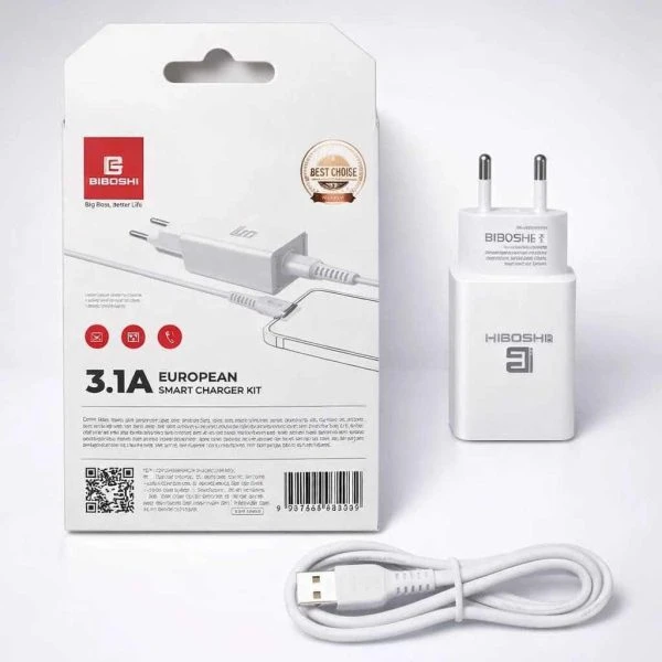 شارژر بیبوشی مدل C43 پک‌دار با کابل Micro USB