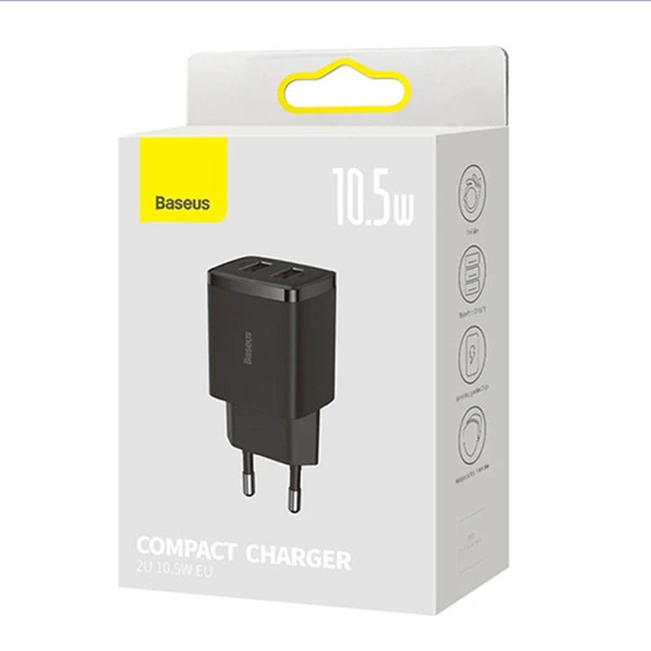 شارژر دیواری 10.5W با دو پورت USB