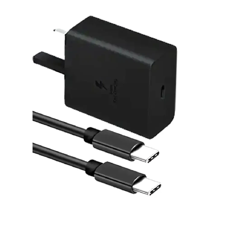 شارژر دیواری 45 وات سامسونگ با بیمه مدل EP-T4511 به همراه کابل تایپ سی - اورجینال