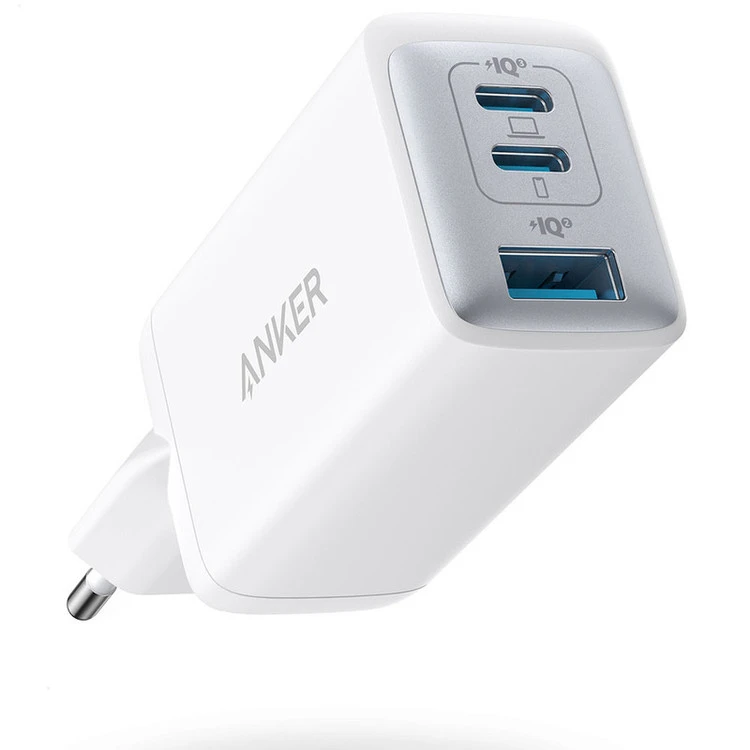 شارژر دیواری 65 وات انکر مدل 2667 Anker با یک خروجی USB و دو خروجی USB-C
