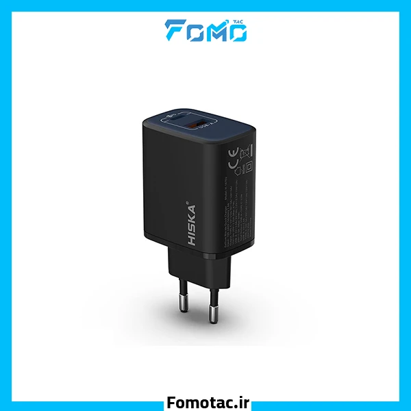 شارژر دیواری 67 وات برند هیسکا مدل H-167GAN