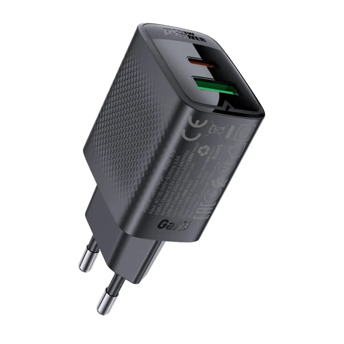 شارژر دیواری ایس فست ACEFAST 20W GaN
