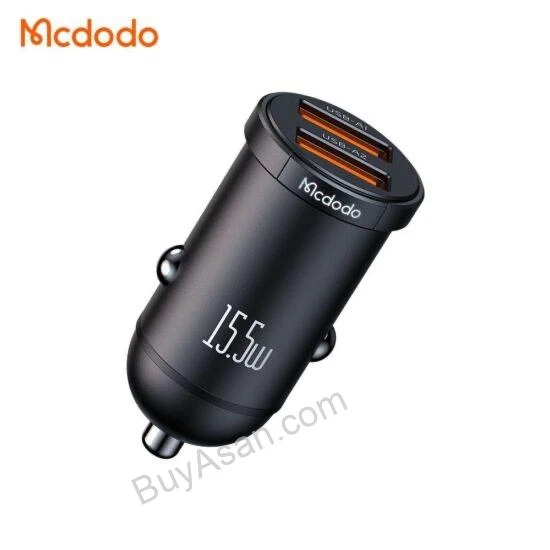 شارژر فندکی 2 پورت 15.5 وات مک‌دودو مدل CC-2950