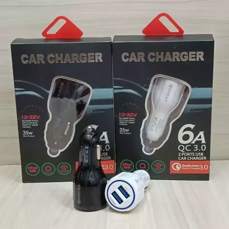 شارژر فندکی 2پورت 3zv-12