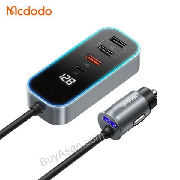 شارژر فندکی 5 پورت 107 وات مک‌دودو مدل CC-1900
