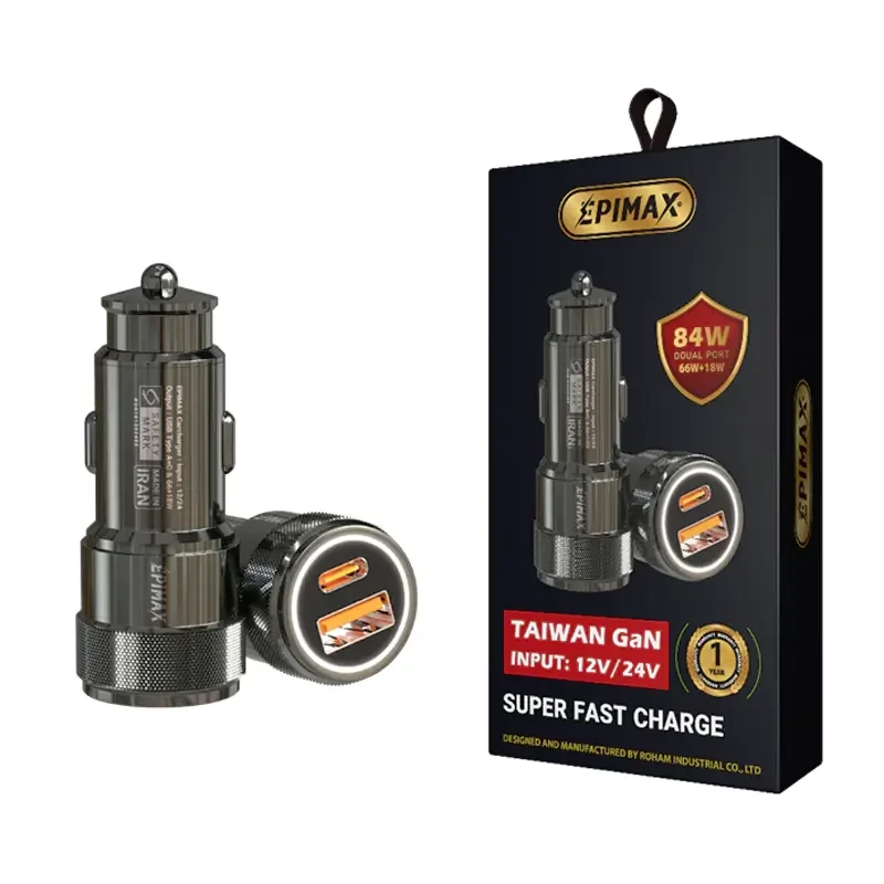شارژر فندکی 84 وات اپی مکس مدل EU-159