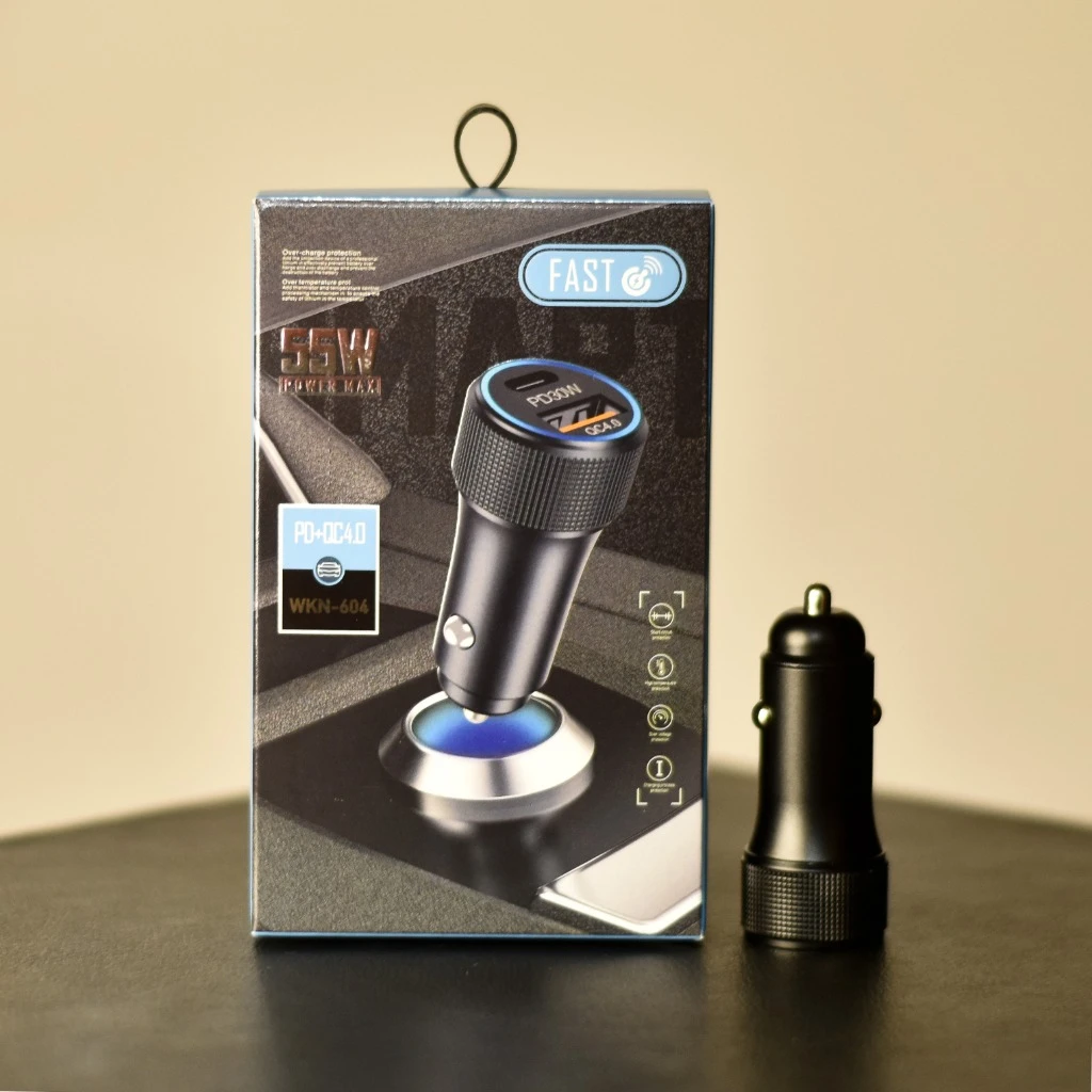 شارژر فندکی آکار مدل WKN-604 (55W)