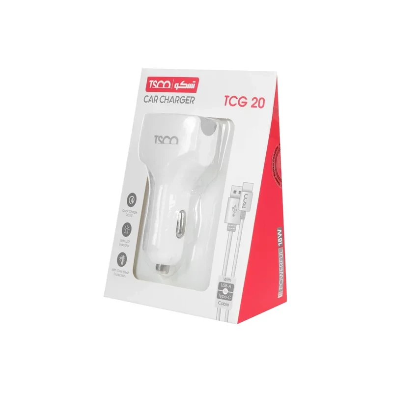 شارژر فندکی تسکو TCG 20