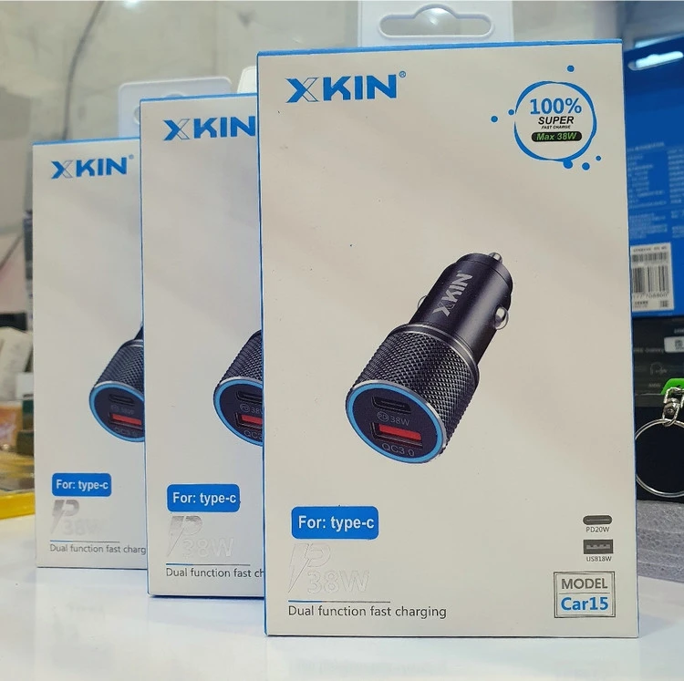 شارژر فندکی سوپر فست Xkin مدل car14