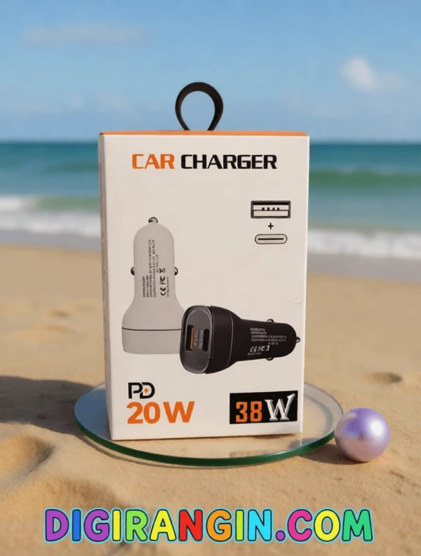 شارژر فندکی سوپر فست مدل Q-013 (PD 20W + QC 18W)