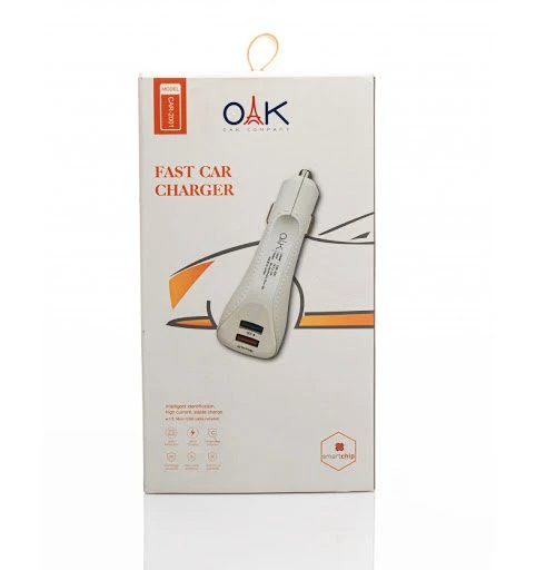 شارژر فندکی فست شارژ مدل OAK 2001