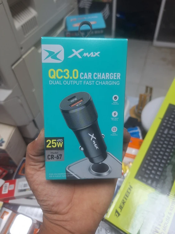 شارژر فندکی ۲۵وات qc3