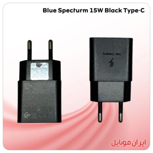 شارژر موبایل Blue Specturm 15W Black Type-C