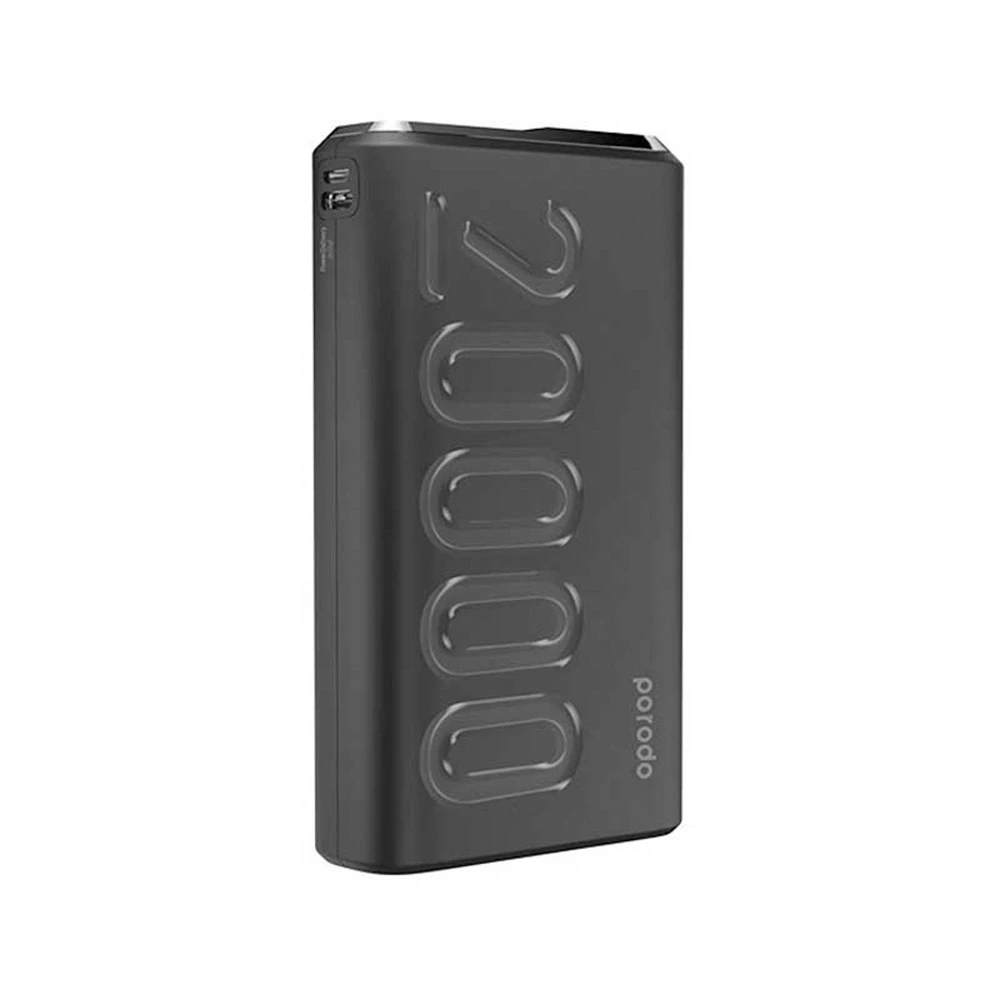 شارژر همراه پرودو ظرفیت 20000 میلی آمپر مدل Porodo Powerbank 20000MAH PD-2093