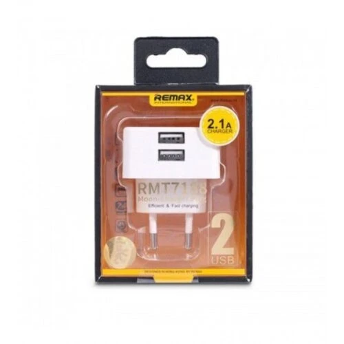 شارژر ۲ پورت ریمکس ۳آمپر REMAX 7188 Charger 2 port Remix 3 amp REMAX 7188