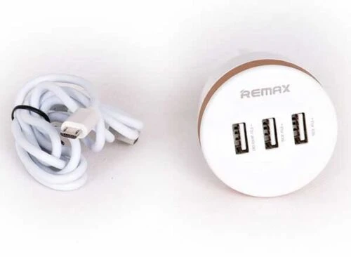 شارژر ۳پورت ریمکس ۳٫۱آمپر REMAX RX-D13 Charger 3 port Remix 3.1 amp REMAX RX-D13 English