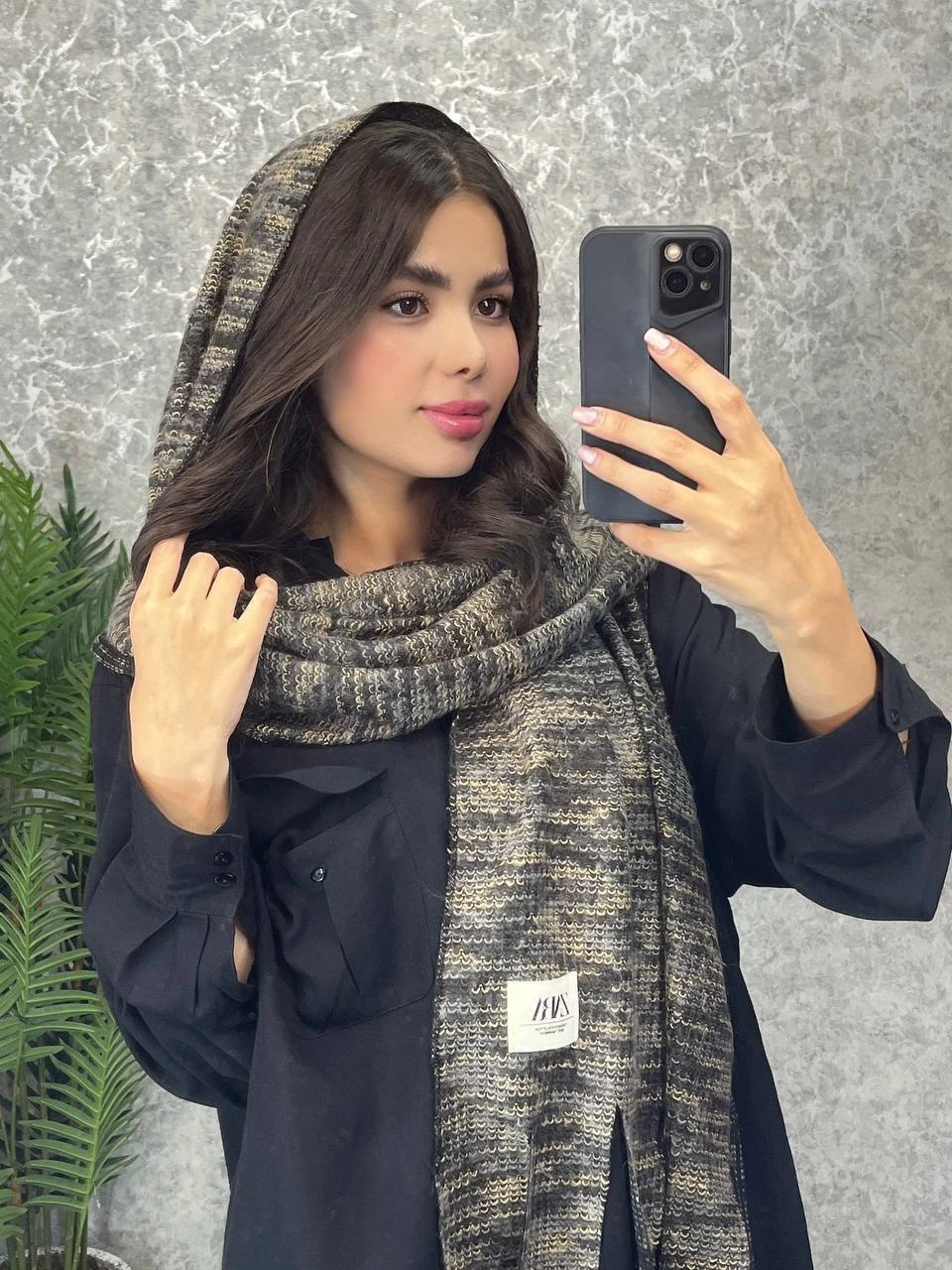 شال بیگ اسکارف طیفی جین ۶ تایی