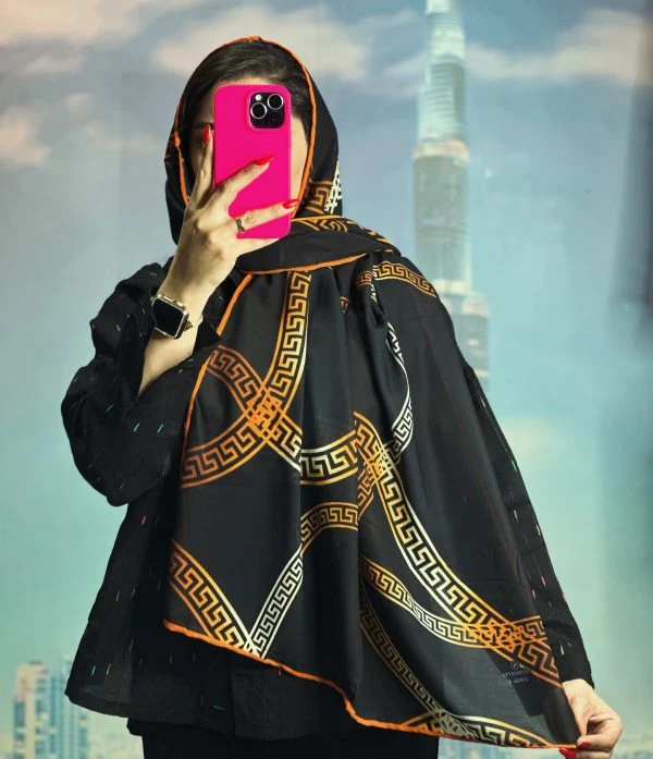 شال طرح VERSACE