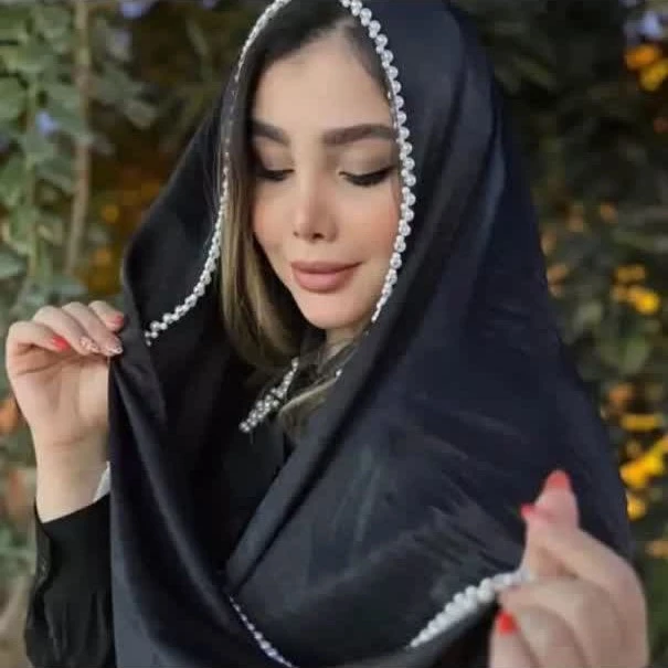 شال مجلسی دور مرواریدی_شیکان