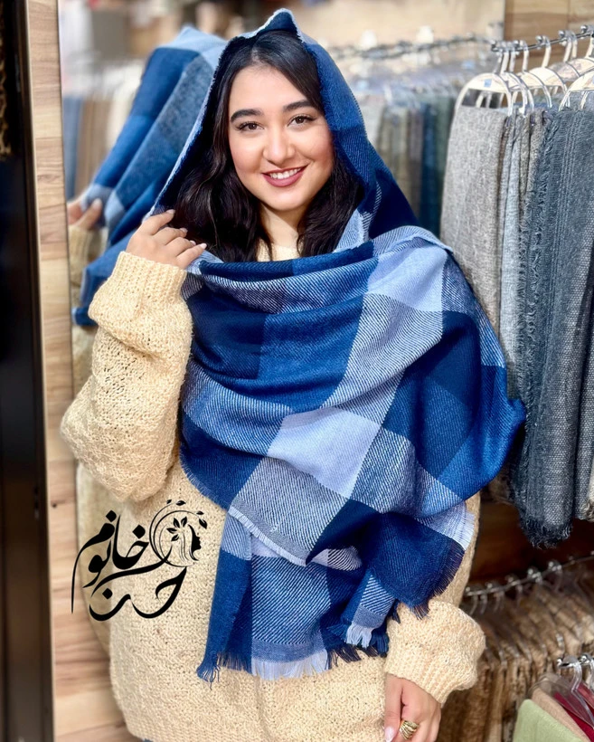 شال موهر چهارخونه