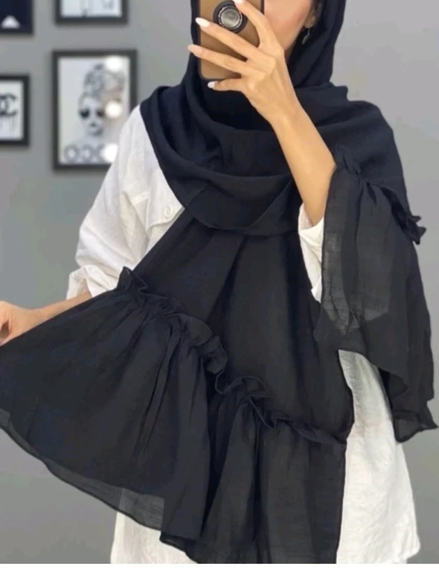 شال نخی مدل دامنی زنانه